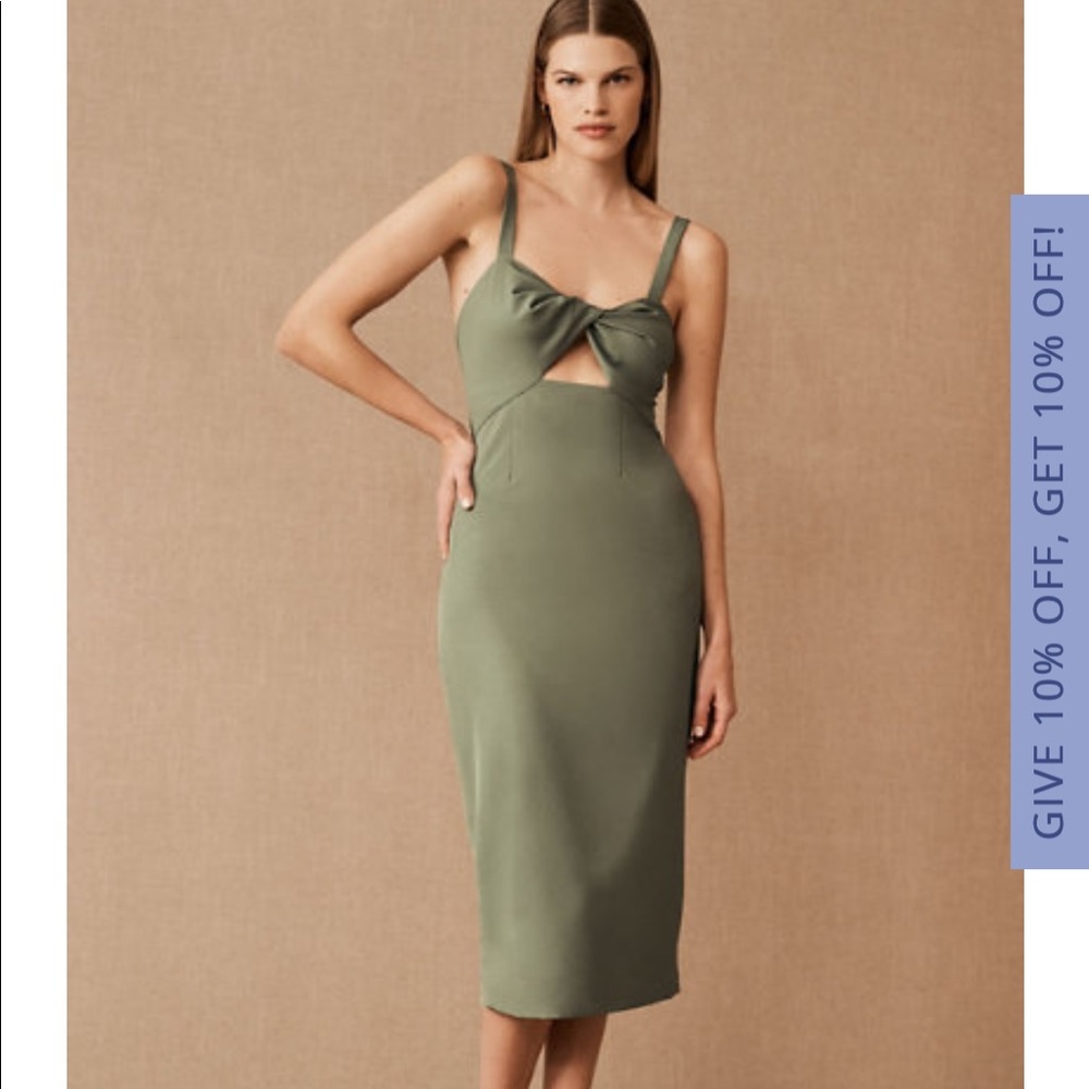 BHLDN Anthropologie - Evonna Dress Moss NWOT